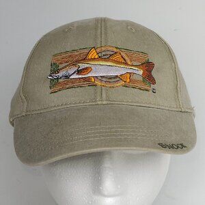 FLYING FISHERMAN Hat Chokoloskee Island Park and Marina Florida BNWT RED FISH